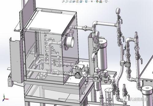 汽車零部件清洗機(jī)3d數(shù)模圖紙 solidworks設(shè)計