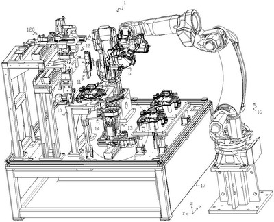 用于機動車零部件的多角度檢測裝置及組裝裝置